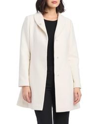 Kate Spade - High Neck Belted Coat - Lyst