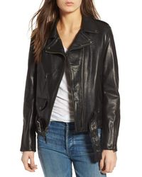 Schott Nyc - Lightweight Leather Jacket - Lyst
