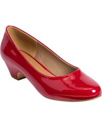 Comfortview - The Vida Leather Like Slip On Pump - Lyst