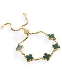 Mint & Lily - Clover Enamel Bracelet - Lyst