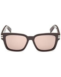 ZEGNA - 55Mm Rectangular Sunglasses - Lyst