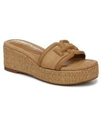 Sam Edelman - Pauleena Platform Wedge Slide Sandal - Lyst