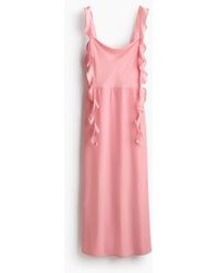 H&M - Draped-Panel Dress - Lyst