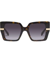 Quay - Notorious 51mm Gradient Square Sunglasses - Lyst