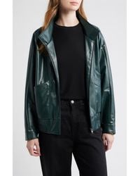 d.RA - Paulina Oversize Faux Leather Jacket - Lyst