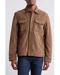 Frye - Classic Suede Shacket - Lyst