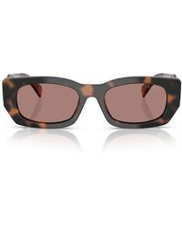 Prada - 53Mm Pillow Square Polarized Sunglasses - Lyst