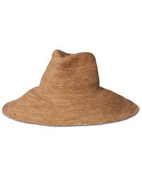 Janessa Leone - Waverly Wide Brim Packable Straw Hat - Lyst