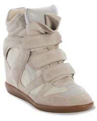 Isabel Marant - Bekett Hidden Wedge High Top Sneaker - Lyst