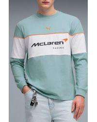 PUMA - Mclaren Long Sleeve Cotton Graphic T-Shirt - Lyst