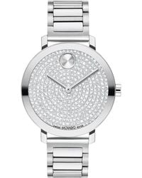 Movado - Bold Evolution 2.0 Crystal Bracelet Watch - Lyst