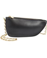 Burberry - Micro Shield Leather Shoulder Bag - Lyst