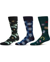Memoi - Hobby Assorted 3-Pack Crew Socks - Lyst