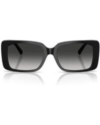 Tiffany & Co. - 55Mm Gradient Rectangular Sunglasses - Lyst