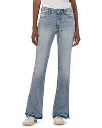 Kut From The Kloth - Stella Vented Flare Jeans - Lyst