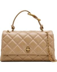 Marc Jacobs - The Dual Chain Diamond Quilted Convertible Leather Shoulder Bag - Lyst