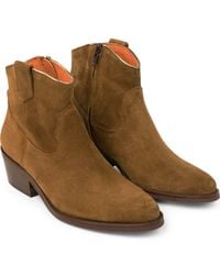 Penelope Chilvers - Cassidy Suede Cowboy Boot - Lyst