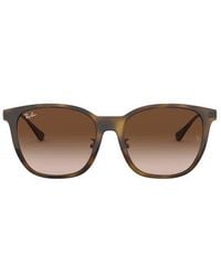 Ray-Ban - 55Mm Gradient Square Sunglasses - Lyst