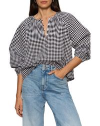 Sanctuary - Perfect Gingham Button-Up Top - Lyst