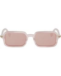 Fendi - Selleria Rectangular Sunglasses - Lyst