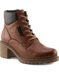 Spring Step - Alpina Leather Bootie - Lyst