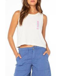 Roxy - Wildflower Graphic Tank - Lyst
