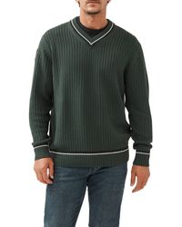 Rodd & Gunn - Little Bay Tipped V-neck Sweater - Lyst