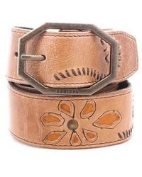 Bed Stu - Upswing Ii Floral Inlay Belt - Lyst