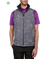 Con.struct - Regular Fit Texture Print Recycled Performance Reversible Vest - Lyst