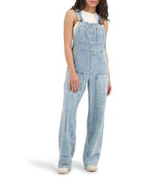Lee Jeans - Pinstripe Relaxed Denim Overalls - Lyst