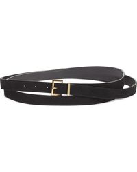 FRAME - The Double Wrap Leather Belt - Lyst