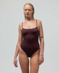 Reformer - The Ribbed Bodysuit - Lyst