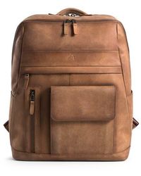 Velez - Top Grain Leather Backpack For And Casual Daypack - Lyst