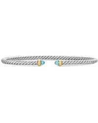 David Yurman - Micro Cable Flex Bracelet - Lyst
