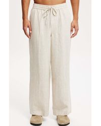 Cotton On - Super Baggy Linen Pant - Lyst