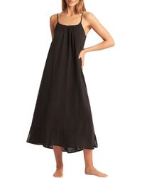 Sea Level - Sunset Cotton Cover-up Sundress - Lyst