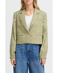 Ichi - Joli Crop Blazer - Lyst