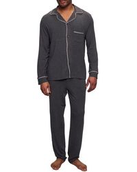 Eberjey - William Stretch Tencel Modal Long Pajamas - Lyst