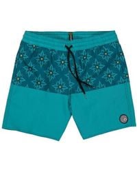 Volcom - Unbalanced Stoney Swim Trunks - Lyst