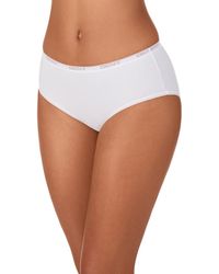 DKNY - Table Top Stretch Cotton Blend Briefs - Lyst