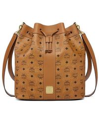 MCM - Large Dessau Drawstring Bag - Lyst