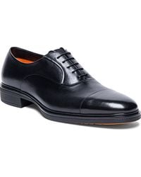 Santoni - Easy Cap Toe Oxford - Lyst