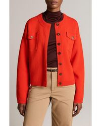 Vince - Patch Pocket Cardigan Sweater Jacket - Lyst