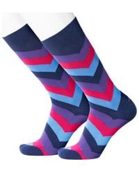 Beau Ties of Vermont - Chevron Socks - Lyst