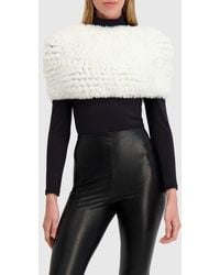 Lyla Grant - Fur-Free Rex Rabbit (Faux Fur) Knit Cowl - Lyst