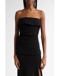 Proenza Schouler - Felicity Strapless Double Crepe Top - Lyst