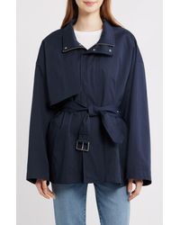 FRAME - The Short Field Trench Jacket - Lyst