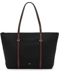 Mango - Canvas Shopper - Lyst