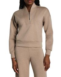 Spanx - Airessentials Shawl Collar Half Zip Pullover - Lyst