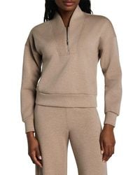 Spanx - Airessentials Shawl Collar Half Zip Pullover - Lyst